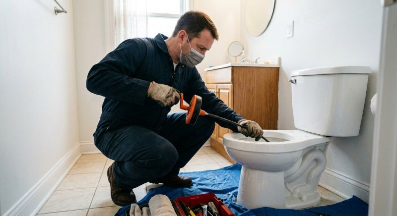 Backed Up Toilet Repair in Denver, CO